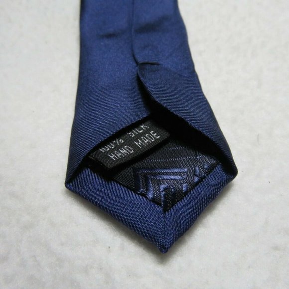 FRANK LLOYD Tie Fireplace Relief Hollyhock House 100% Silk Blue Abstract - Picture 7 of 9